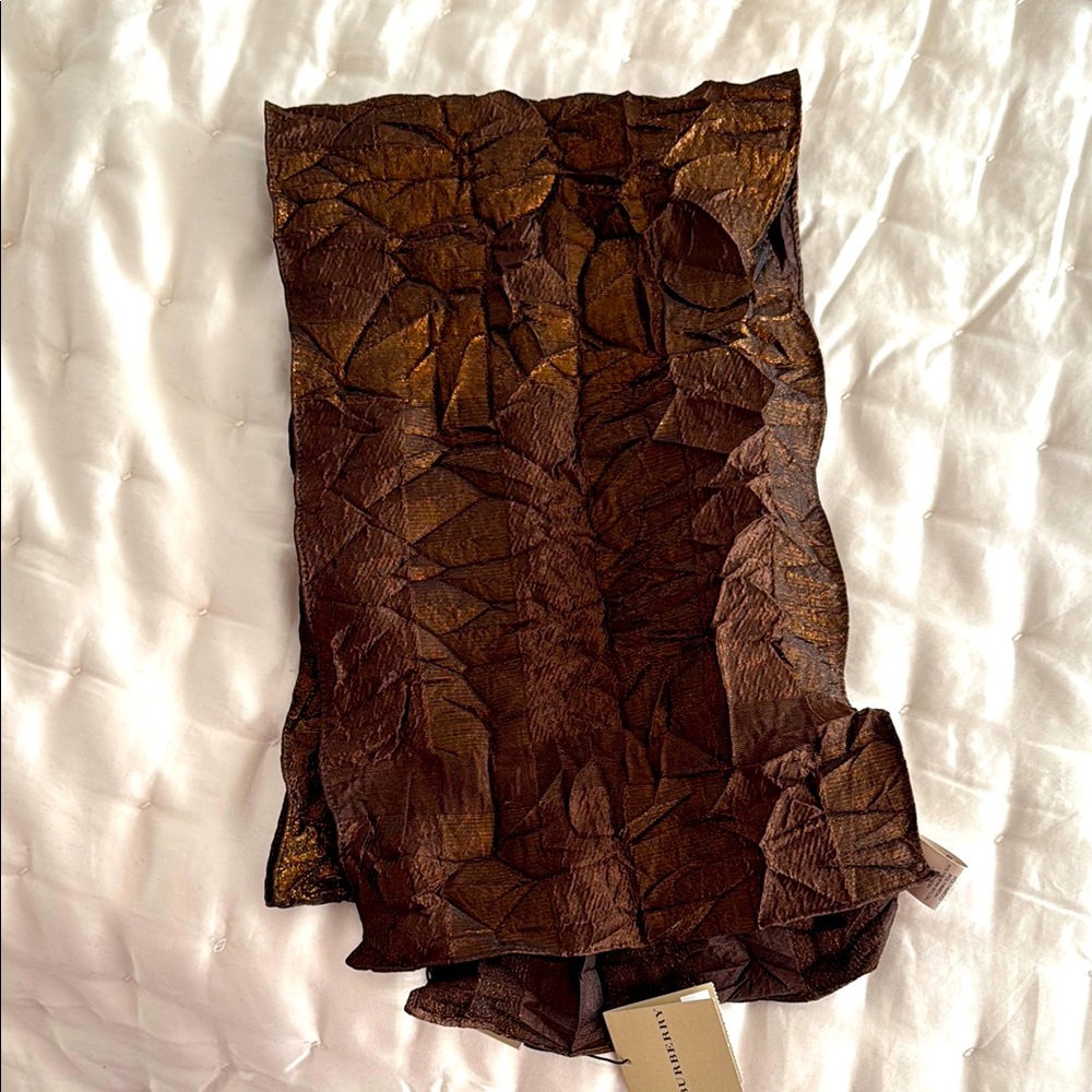 Burberry Crinkle Scarf